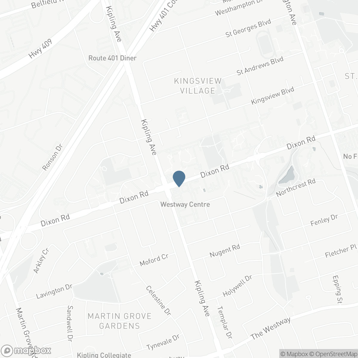1611 - 390 DIXON ROAD, Toronto, Ontario M9R 1T4